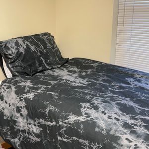 Black & White Marble Bedding